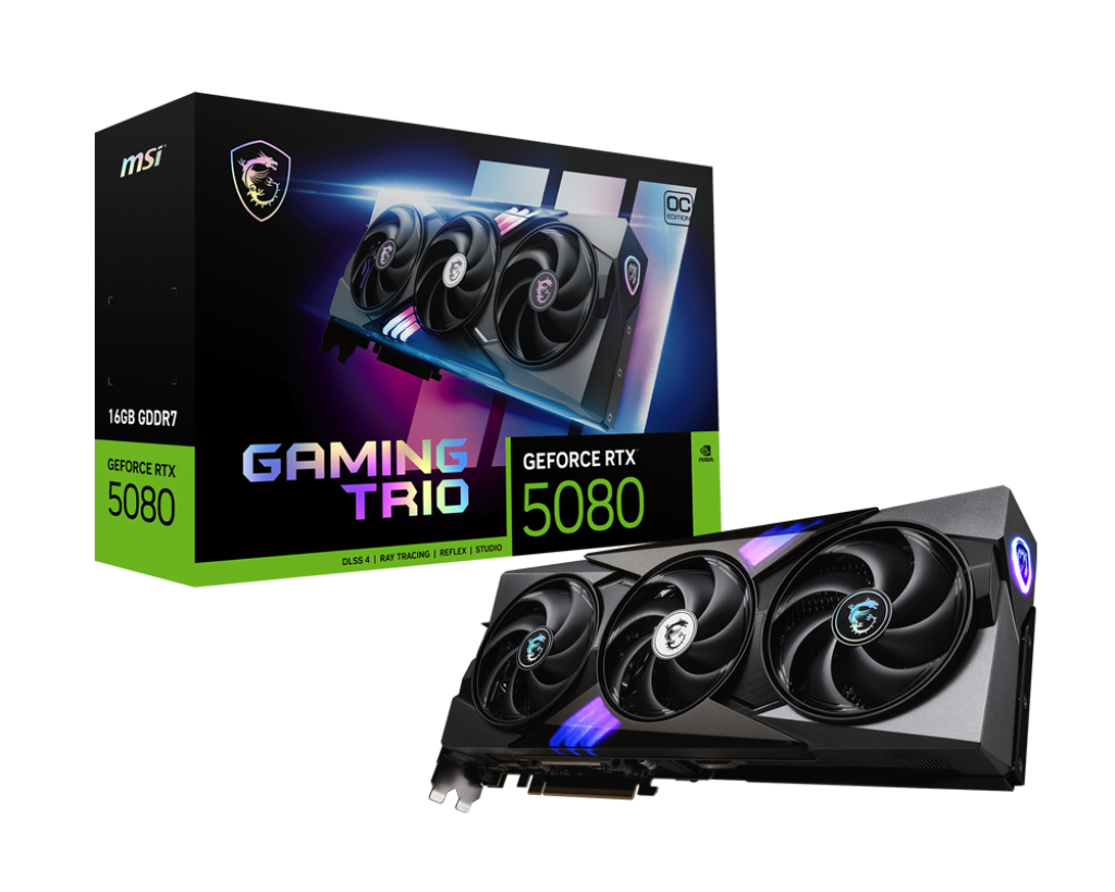GeForce RTX 5080 16G GAMING TRIO OC