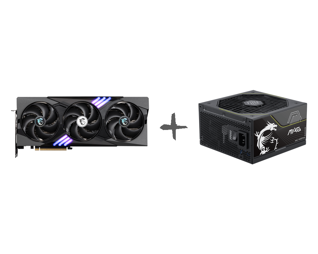 GeForce RTX 5070 Ti 16G GAMING TRIO OC + MAG A1000PLS PCIE5