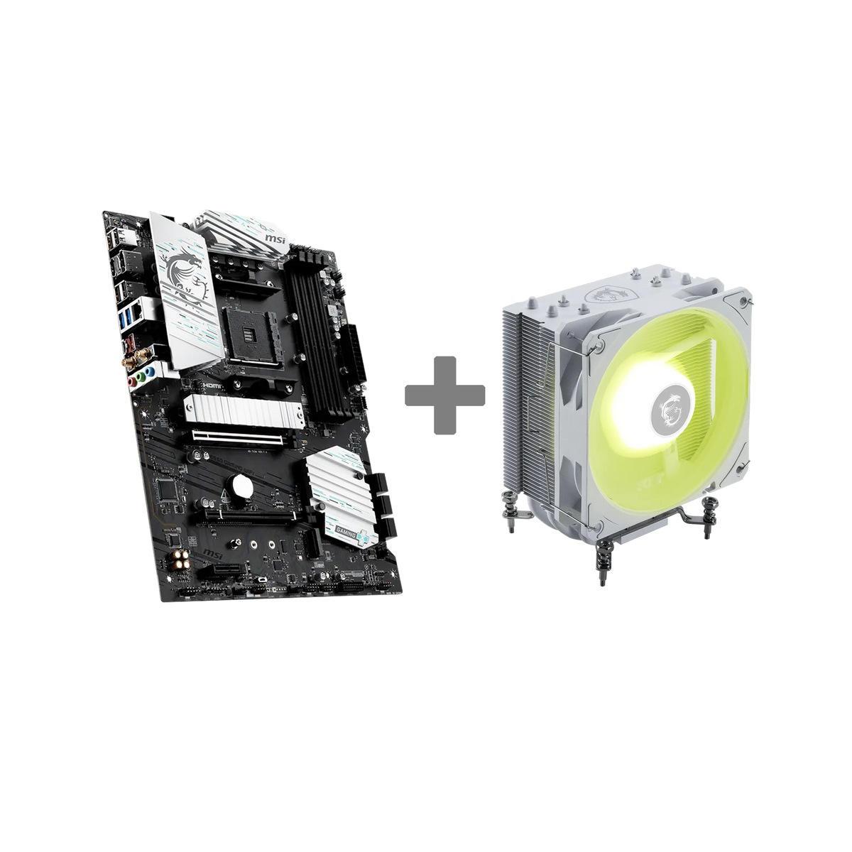 B550 GAMING WIFI + MAG COREFROZR AA13 WHITE
